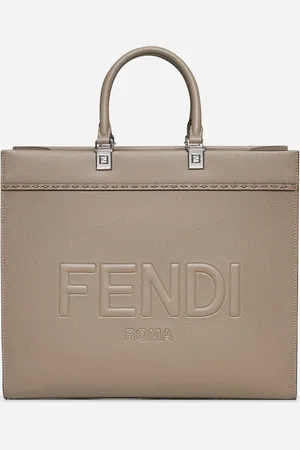 Fendi Dove grey Sunshine Medium tote