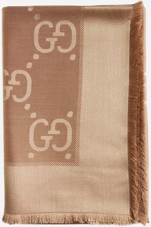 Gucci Jumbo GG wool and silk scarf
