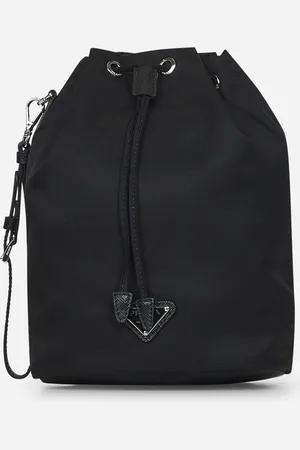 Prada Black bucket pouch bag