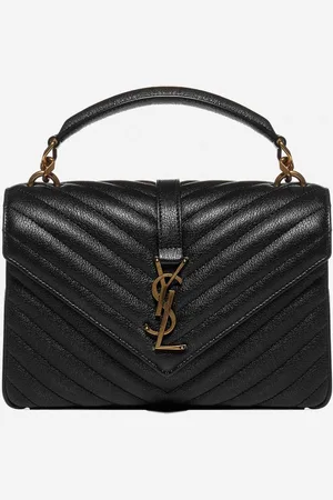 Saint Laurent College YSL logo leather medium gag