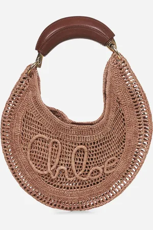 Chloé Beige Summer Banana hobo bag