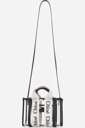 Chloé White Mini Woody tote bag