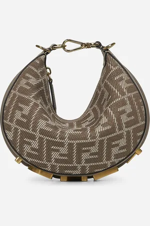 Fendi Dove grey graphy Mini mini bag