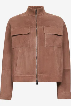 Brunello Cucinelli Brown Couture suede monili jacket