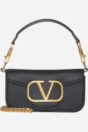VALENTINO GARAVANI Black Locò small shoulder bag