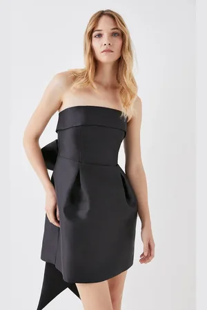 Coast Statement Bow Twill Mini Dress