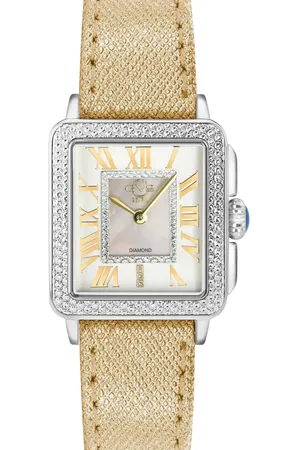 GV2 by Gevril Padova Silver Dial 12304 Swiss Quartz Watch