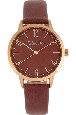 Sophie And Freda Vancouver Leather-Band Watch