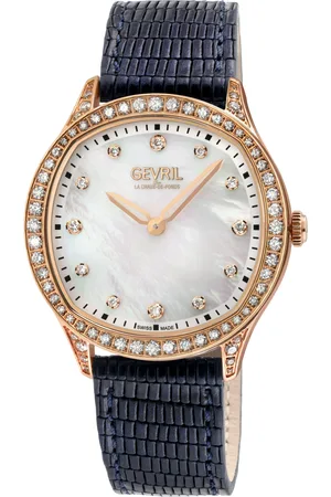 Gevril Morcote Swiss Diamond 10251 Italian Leather Swiss Quartz Watch