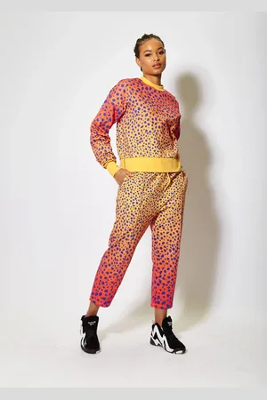 House of Holland Vivid Cheetah Print Joggers