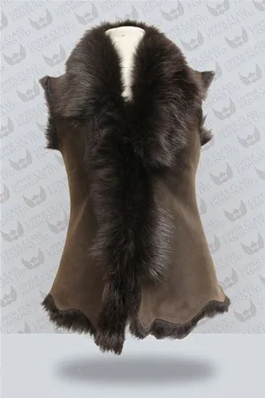Infinity Toscana Sheepskin Short Gilet-Denver