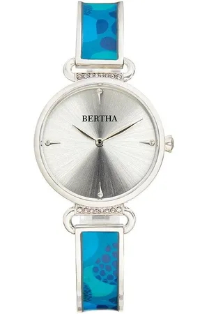 Bertha Katherine Enamel-Designed Bracelet Watch