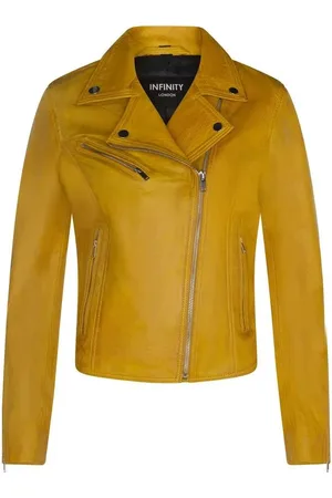 Infinity Classic Leather Brando Biker Jacket-Loughton