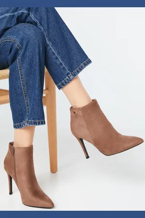 Faith : Miffy Pointed High Heel Stiletto Ankle Boots