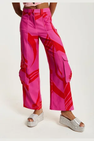 House of Holland And Red Cargo Pants With Side Pockets