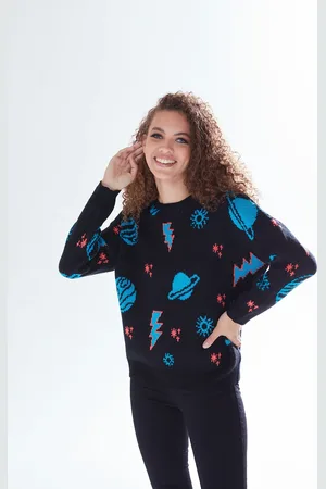 Liquorish Cosmic Pattern Jumper