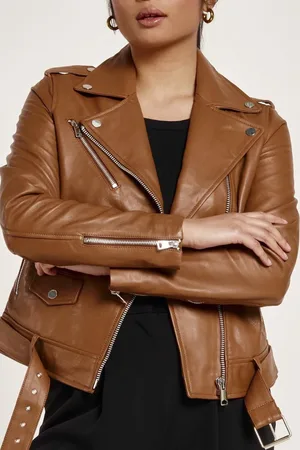 Barneys Originals Real Leather Biker