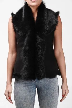 Infinity Toscana Sheepskin Short Gilet-Denver