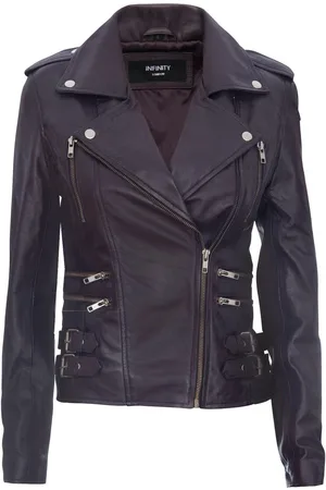 Infinity Leather Brando Biker Jacket-Loddon