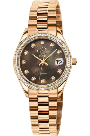 GV2 by Gevril Turin Diamond 12420B Swiss Quartz Watch