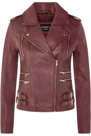 Infinity Leather Brando Biker Jacket-Loddon