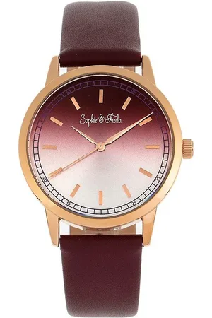 Sophie And Freda San Diego Leather-Band Watch