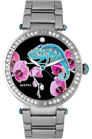 Bertha Camilla Mother-Of-Pearl Bracelet Watch
