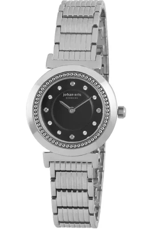 Johan Eric Djursland Applied Screw Like Indexes w Swarovski crystals, Stainless steel bracelet