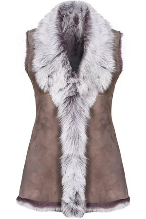 Infinity Toscana Sheepskin Long Gilet-Sorocaba