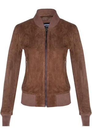Infinity Classic MA-1 Suede Bomber Jacket-Newbury