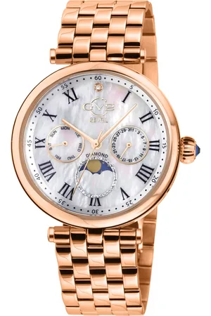 GV2 by Gevril Florence Mother of Pearl Dial Diamond 12514 Swiss Quartz Watch