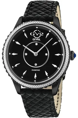 GV2 by Gevril Siena 11703-425 Leather Swiss Quartz Watch