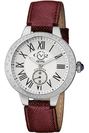 GV2 by Gevril Astor White Dial 9103.4 Swiss Quartz Watch