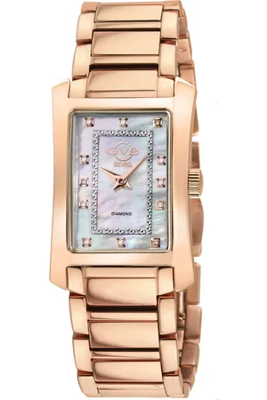 GV2 by Gevril Luino Diamond 14604B White MOP Dial Swiss Quartz Watch