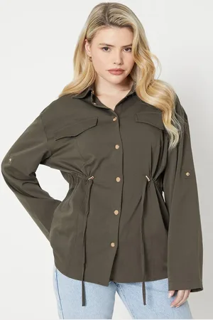 Dorothy Perkins Drawstring Waist Shacket