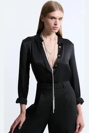 Karen Millen Long Tassel Drop Necklace