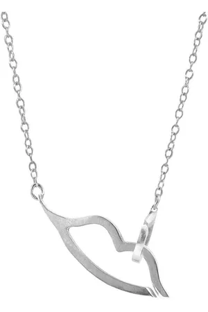 Anchor & Crew Kissing Lips Link Paradise Necklace Pendant