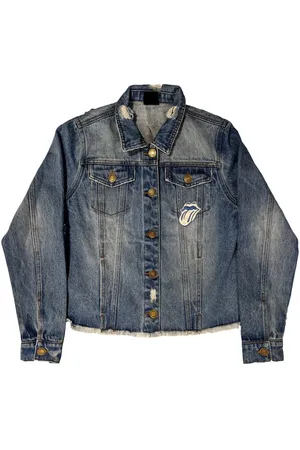 The Rolling Stones Script Denim Jacket