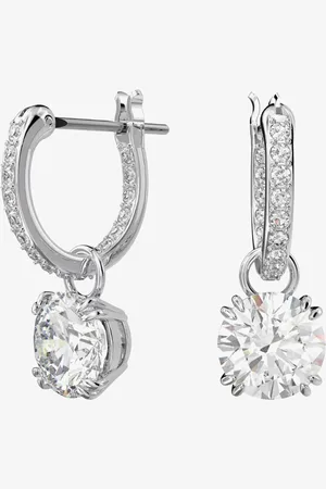 Swarovski Ladies Constella Hoop Dropper Earrings 5636717