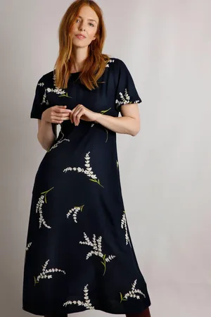 Weird Fish Everly LivaEco™ Printed Viscose Dress