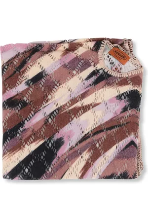 Missoni Abstract Print Knitted Shawl Women - Multicolor Scarves
