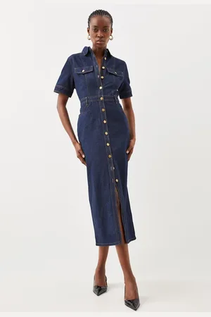 Maxi Dresses in denim for women on sale FASHIOLA