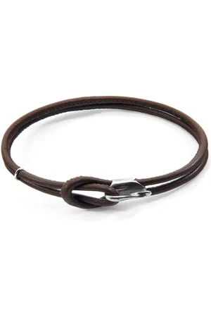 Anchor & Crew Orla Silver and Nappa Leather Bracelet