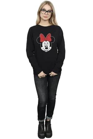 Disney Minnie Mouse Head Sweatshirt