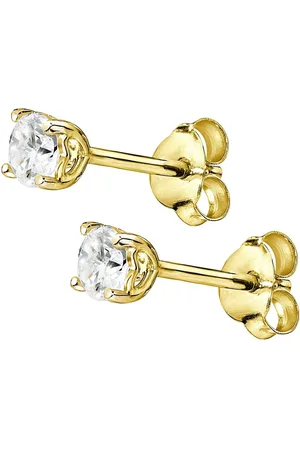 Created Brilliance Bonnie Yellow Half Carat Lab Grown Diamond Earrings
