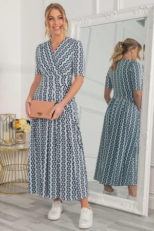 Jolie Moi Genesis Wrap Front Maxi Dress