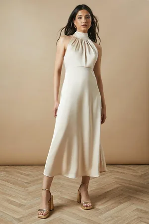 Oasis Occasion Velvet Tie Halterneck Midaxi Dress