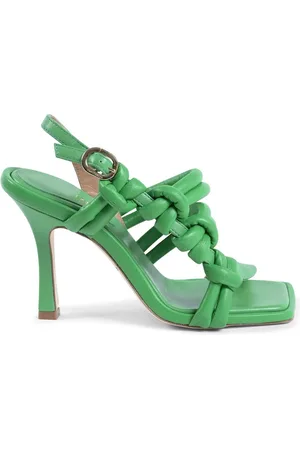 DEE OCLEPPO Knotted Leather Sandals Style Women