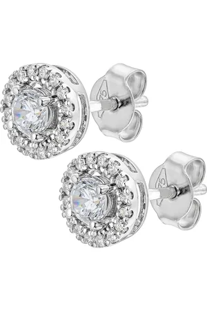 Created Brilliance Orla White Gold Lab Grown Diamond Earrings