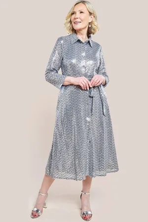Goddiva Sequin Skater Shirt